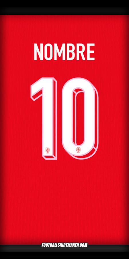 Jersey Portugal 2024 -  nombre - 10