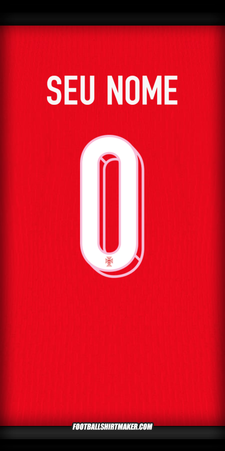 Camisa Portugal 2024 -  seu nome - 0