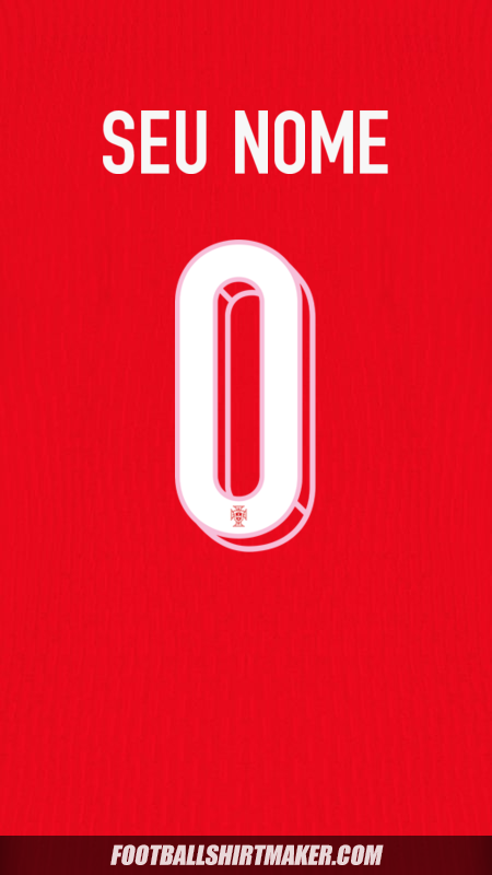 Camisa Portugal 2024 -  seu nome - 0