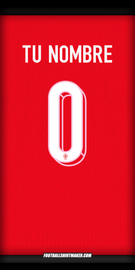 Camiseta Portugal 2024 -  tu nombre - 0