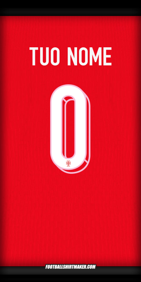 Maglia Portogallo 2024 -  tuo nome - 0
