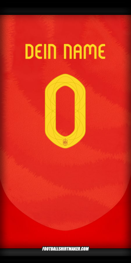 Trikot Spanien 2024 -  dein name - 0