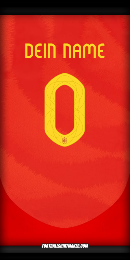 Trikot Spanien 2024 -  dein name - 0
