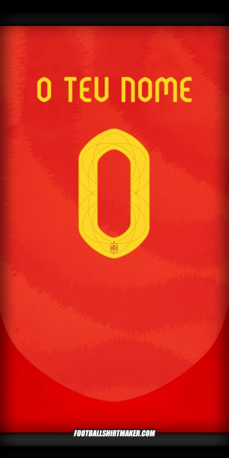 Camisola Espanha 2024 -  o teu nome - 0
