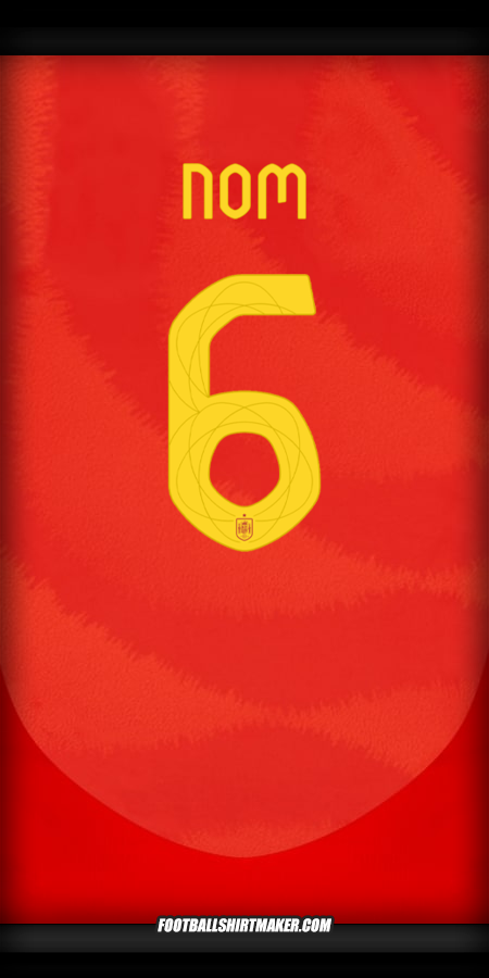 Maillot Espagne 2024 -  nom - 6