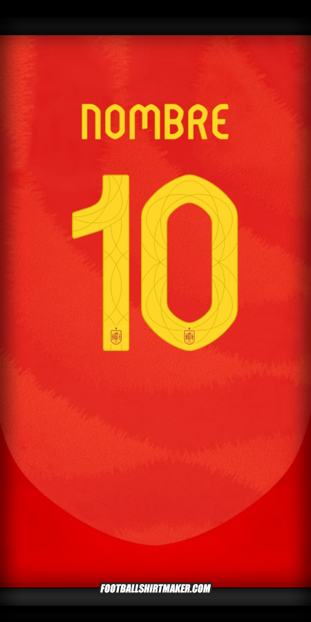 Jersey España 2024 -  nombre - 10