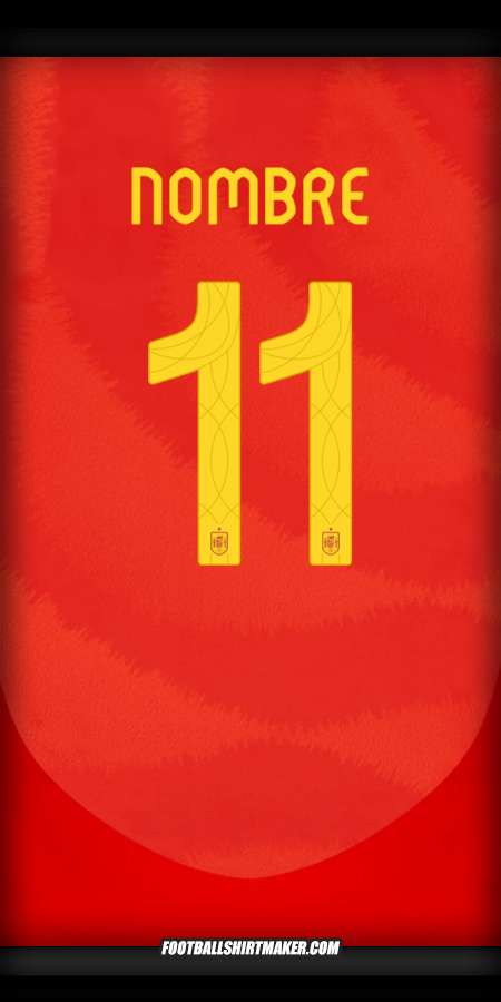Jersey España 2024 -  nombre - 11