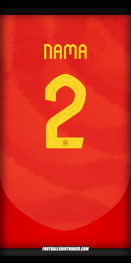 Jersey Spanyol 2024 -  nama - 2