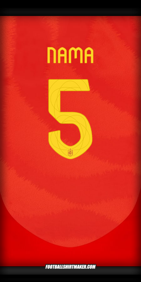 Jersey Spanyol 2024 -  nama - 5
