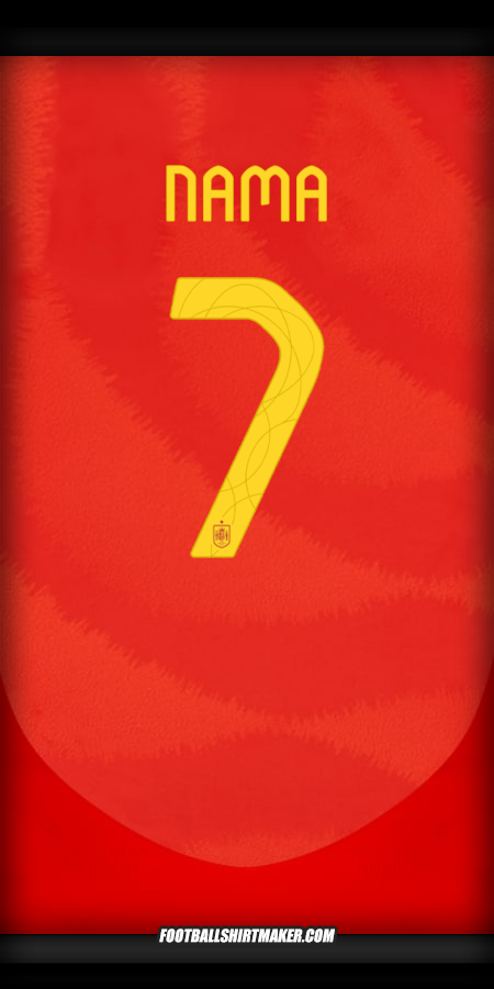 Jersey Spanyol 2024 -  nama - 7