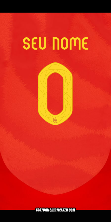 Camisa Espanha 2024 -  seu nome - 0