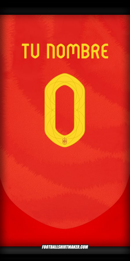 Jersey España 2024 -  tu nombre - 0