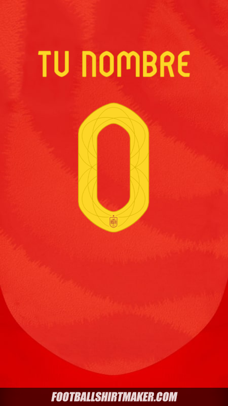 Camiseta España 2024 -  tu nombre - 0