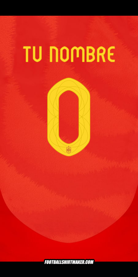 Jersey España 2024 -  tu nombre - 0