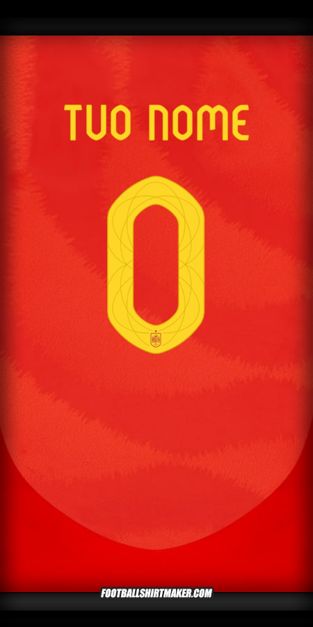 Maglia Spagna 2024 -  tuo nome - 0