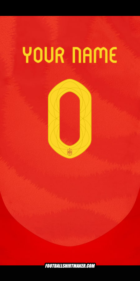 Jersey Spain 2024 -  your name - 0