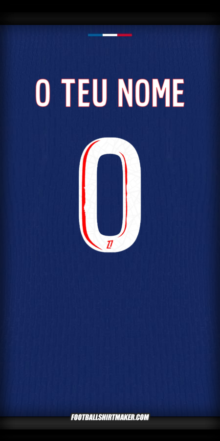 Camisola Paris Saint Germain 2024/2025 -  o teu nome - 0