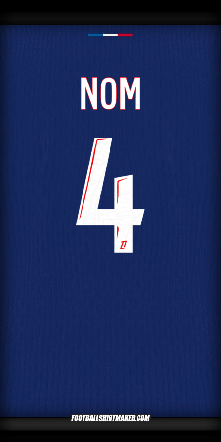 Maillot Paris Saint Germain 2024/2025 -  nom - 4
