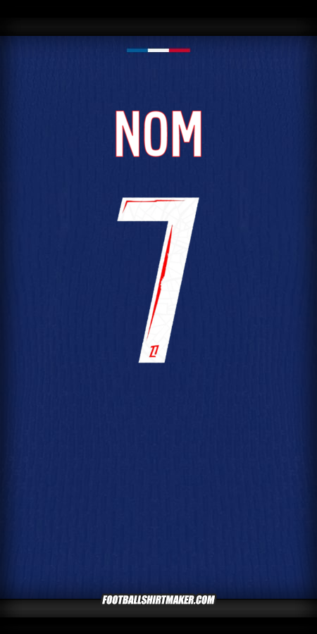 Maillot Paris Saint Germain 2024/2025 -  nom - 7
