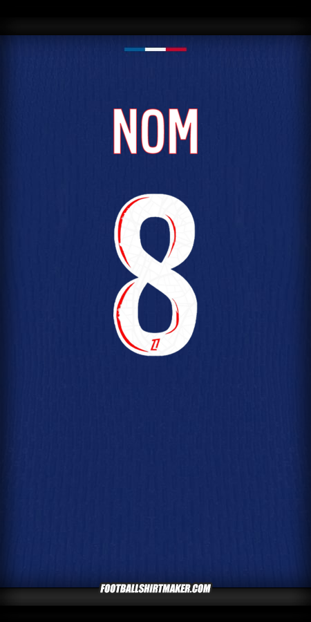 Maillot Paris Saint Germain 2024/2025 -  nom - 8