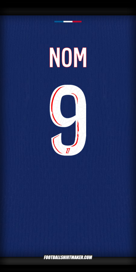 Maillot Paris Saint Germain 2024/2025 -  nom - 9