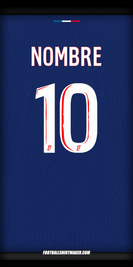 Jersey Paris Saint Germain 2024/2025 -  nombre - 10