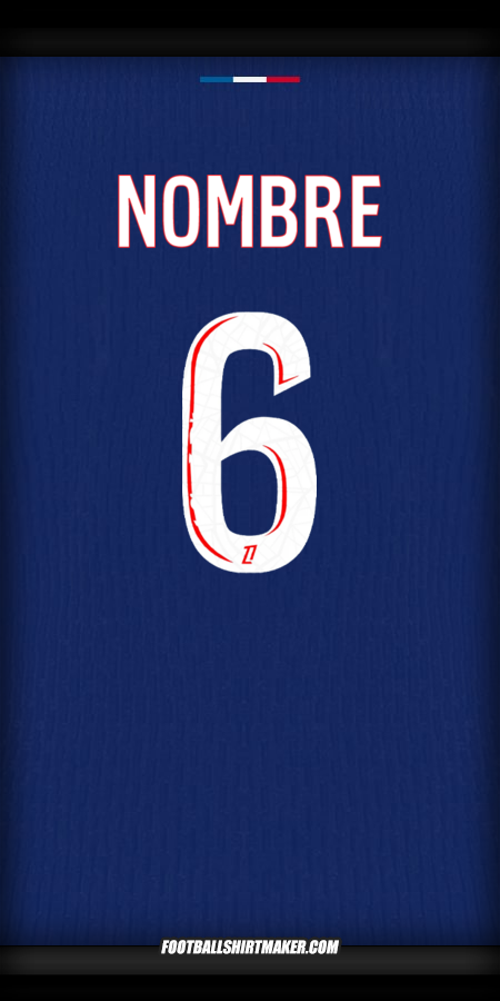 Jersey Paris Saint Germain 2024/2025 -  nombre - 6