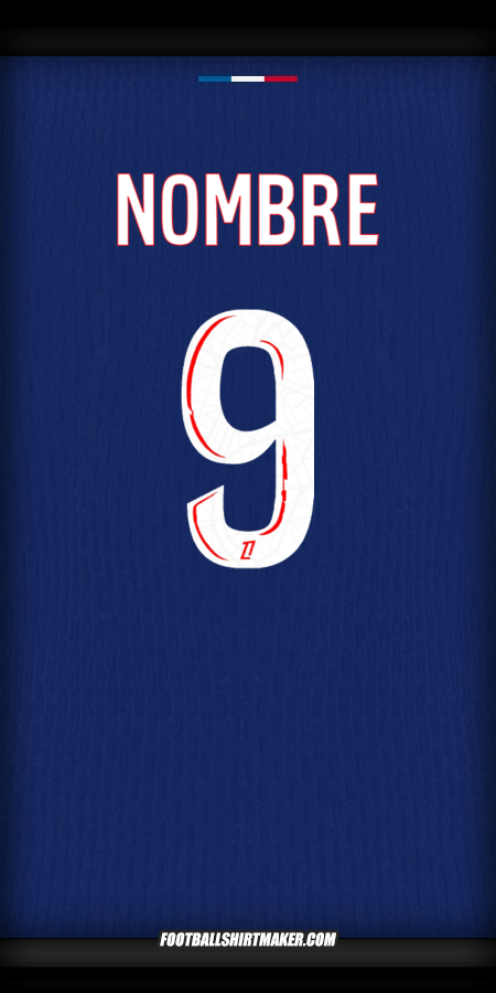 Jersey Paris Saint Germain 2024/2025 -  nombre - 9