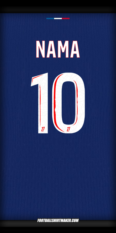 Jersey Paris Saint Germain 2024/2025 -  nama - 10
