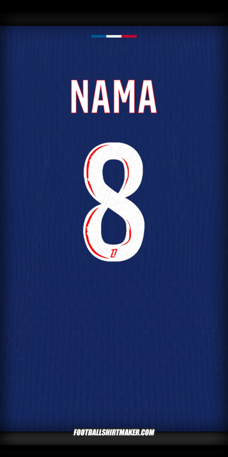Jersey Paris Saint Germain 2024/2025 -  nama - 8