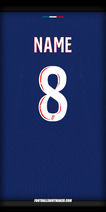Shirt Paris Saint Germain 2024/2025 -  name - 8