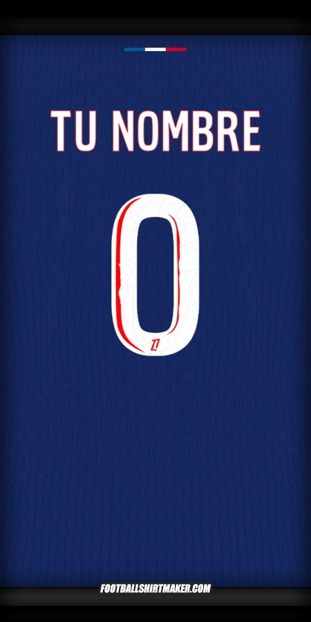 Jersey Paris Saint Germain 2024/2025 -  tu nombre - 0