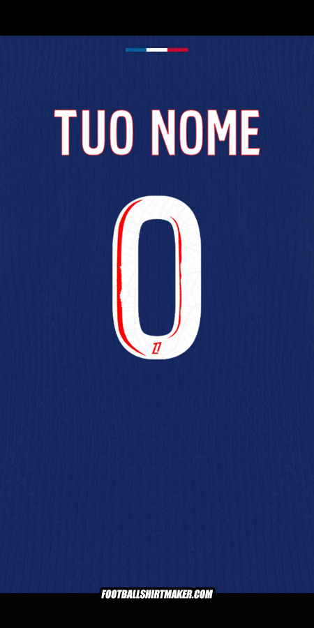Maglia Paris Saint Germain 2024/2025 -  tuo nome - 0