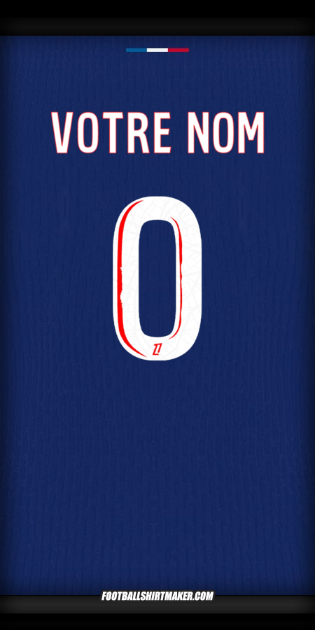 Maillot Paris Saint Germain 2024/2025 -  votre nom - 0