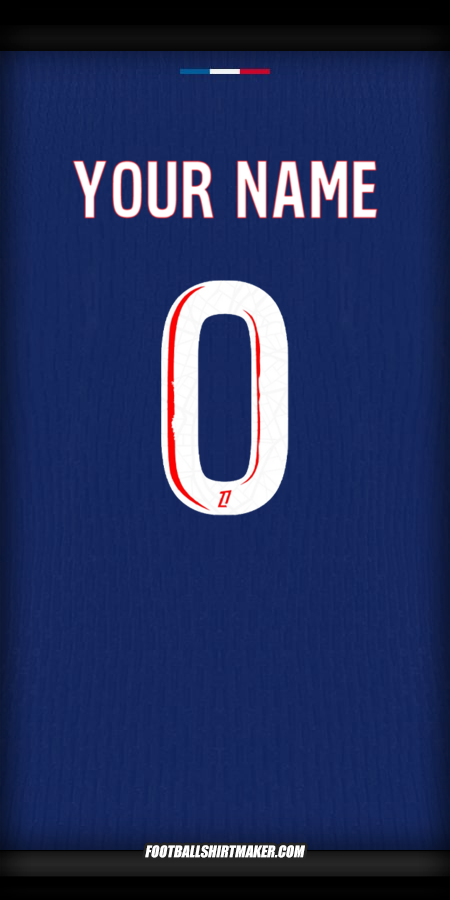 Jersey Paris Saint Germain 2024/2025 -  your name - 0