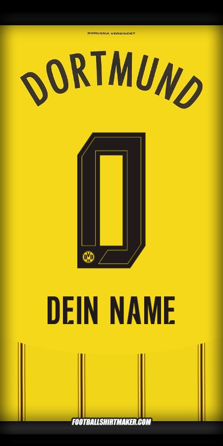Trikot Borussia Dortmund 2024/2025 -  dein name - 0