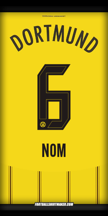 Maillot Borussia Dortmund 2024/2025 -  nom - 6