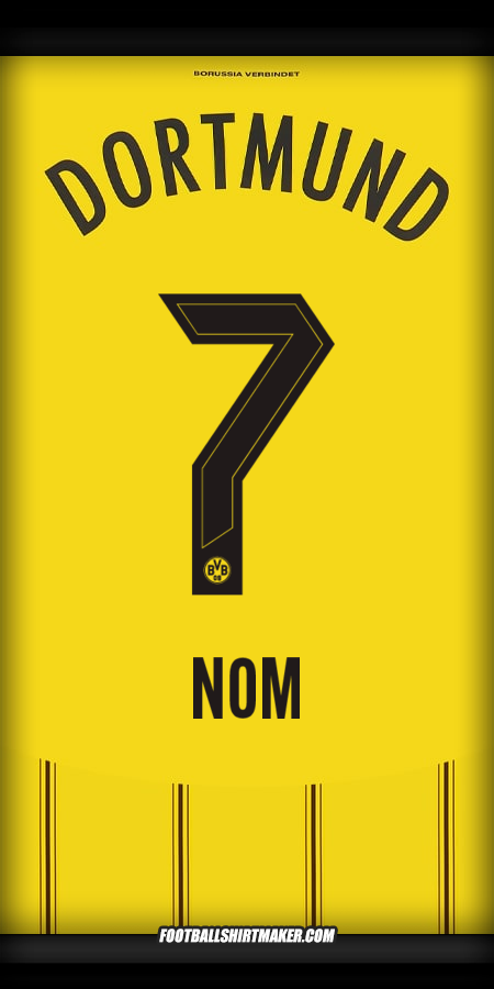 Maillot Borussia Dortmund 2024/2025 -  nom - 7
