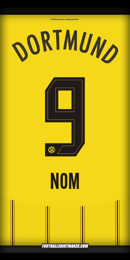 Maillot Borussia Dortmund 2024/2025 -  nom - 9