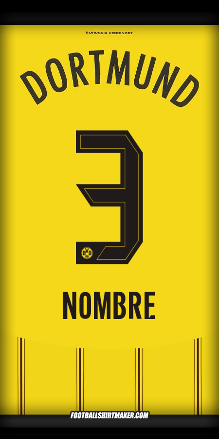 Camiseta Borussia Dortmund 2024/2025 -  nombre - 3
