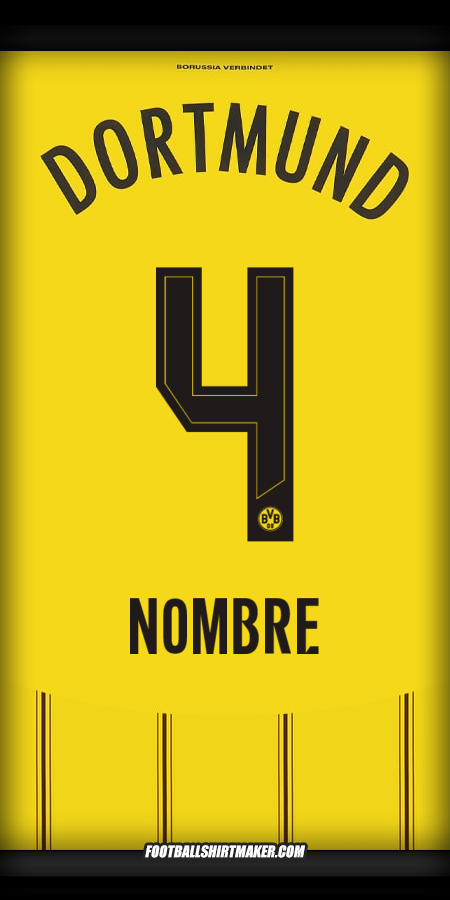 Jersey Borussia Dortmund 2024/2025 -  nombre - 4