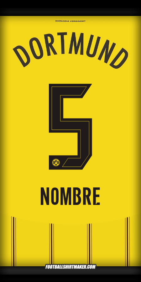 Camiseta Borussia Dortmund 2024/2025 -  nombre - 5