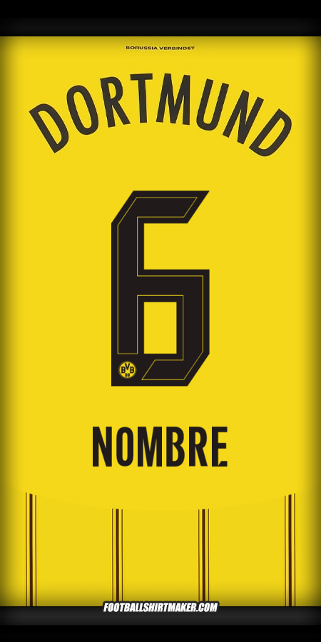 Jersey Borussia Dortmund 2024/2025 -  nombre - 6