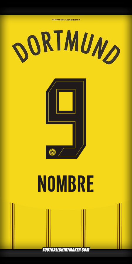 Camiseta Borussia Dortmund 2024/2025 -  nombre - 9