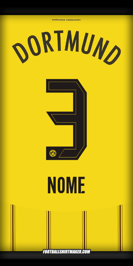 Camisa Borussia Dortmund 2024/2025 -  nome - 3