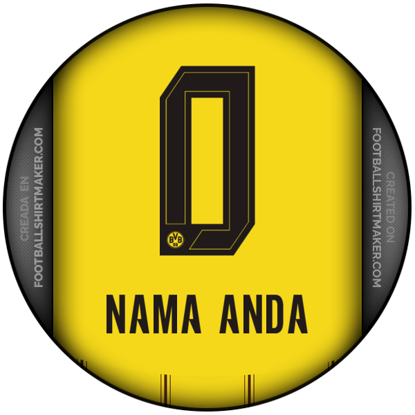 Jersey Borussia Dortmund 2024/2025 -  nama anda - 0