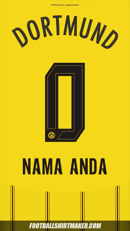 Jersey Borussia Dortmund 2024/2025 -  nama anda - 0