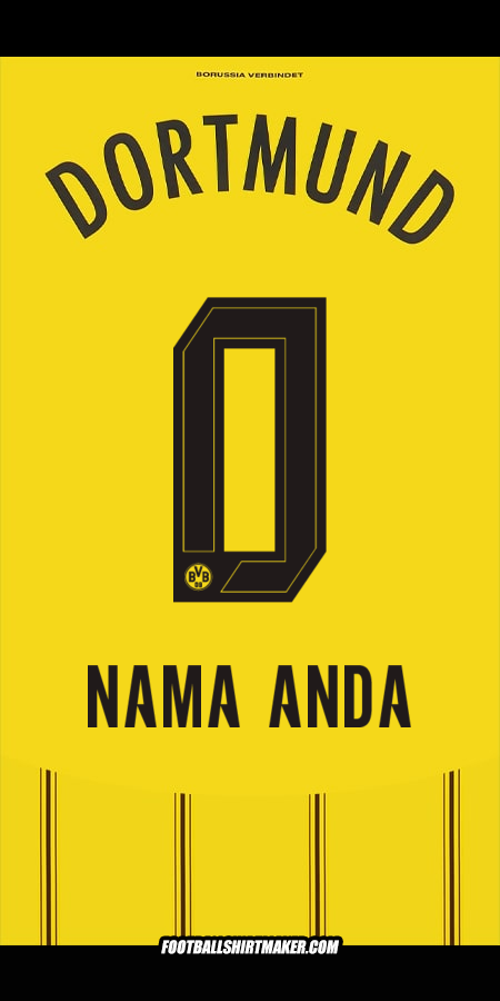 Jersey Borussia Dortmund 2024/2025 -  nama anda - 0