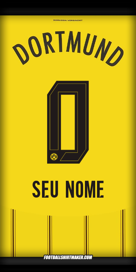 Camisa Borussia Dortmund 2024/2025 -  seu nome - 0