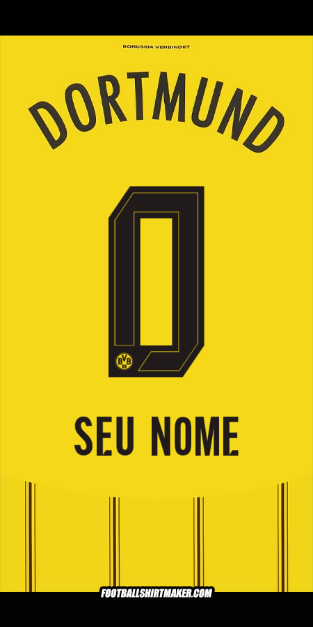 Camisa Borussia Dortmund 2024/2025 -  seu nome - 0